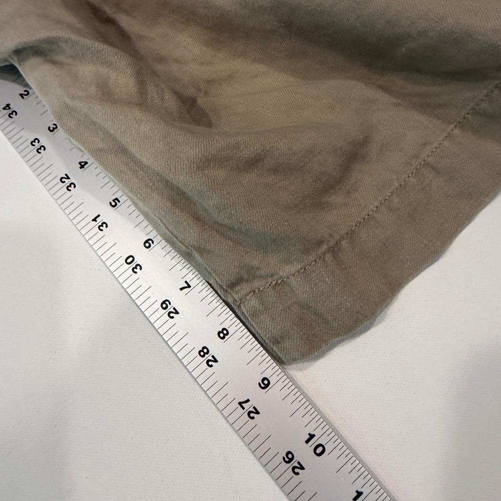 Tommy Bahama Paradise Nation Mens Khaki Tan 100% Linen Shorts Size 36 - Picture 8 of 8